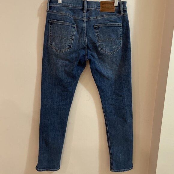 LUCKY BRAND 110 Slim Mens Jeans 30X30 Medium Wash Denim Low Rise Stretch EUC - Picture 8 of 15